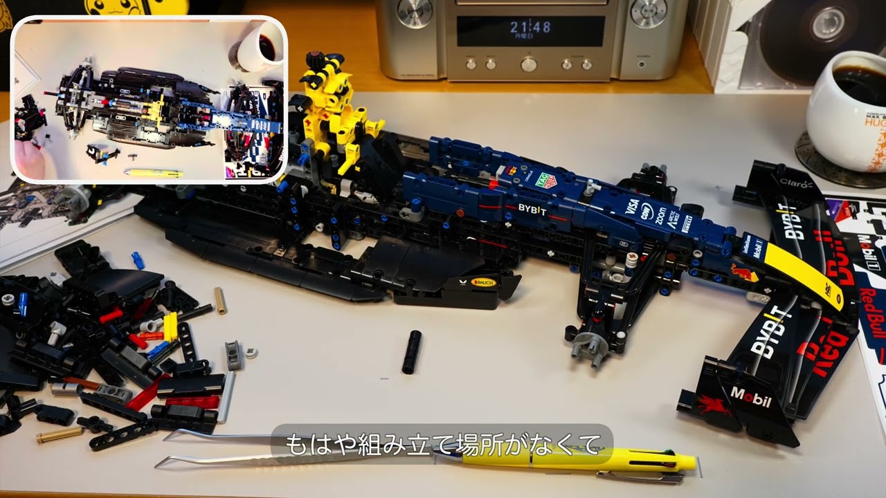 LEGOテクニック F1レッドブルRB20 製作タイムラプス総集編 LEGO Technic F1 Build Time lapse Red Bull RB20 Compilation Video