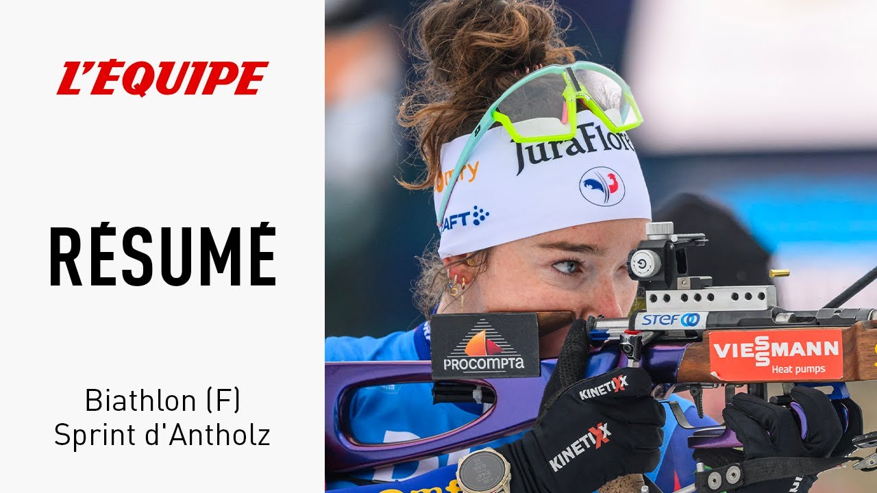 Biathlon -  Lou Jeanmonnot dans une forme olympique sur le sprint d'Antholz