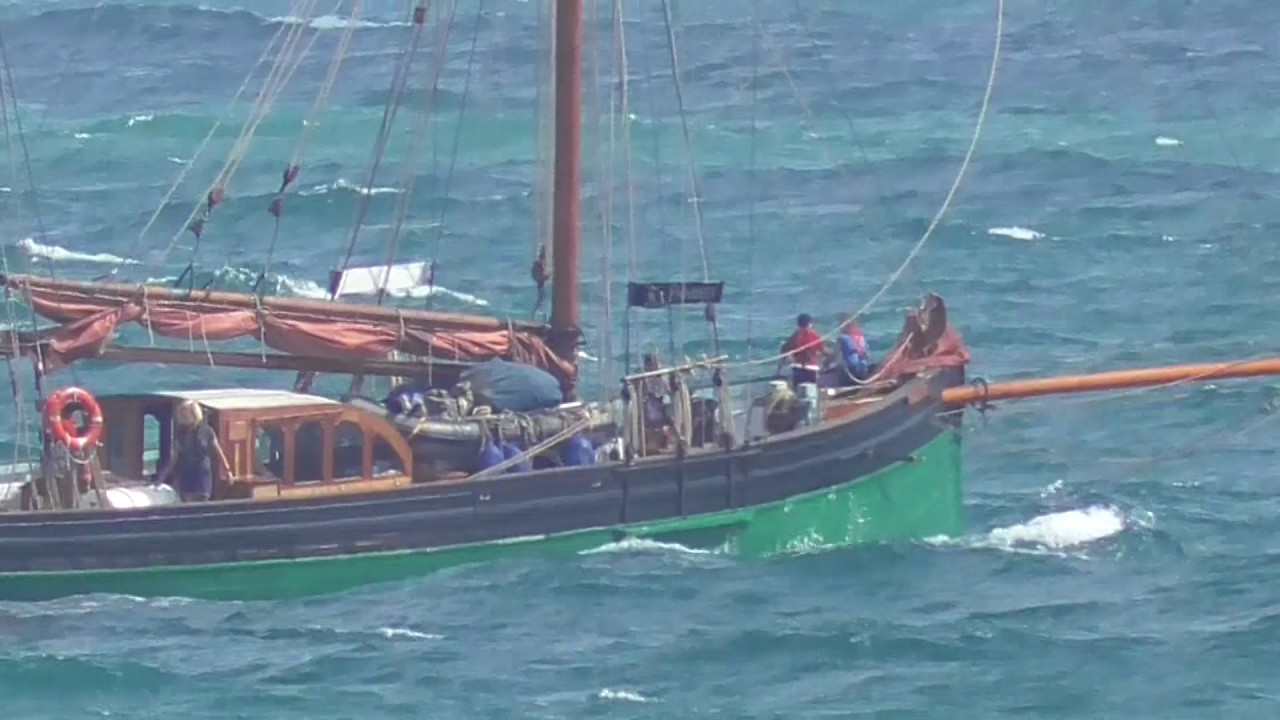 Brixham Sailing Trawler Provident Leaving Torbay 18/07/2017