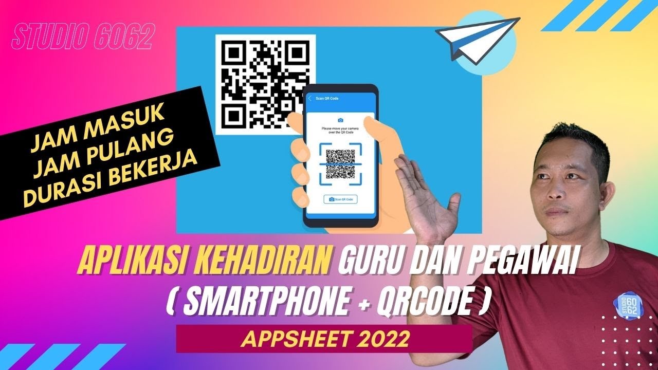 Aplikasi Kehadiran Appsheet Guru dan Karyawan Dilengkapi Rekap Jam Masuk, Pulang dan Durasinya.
