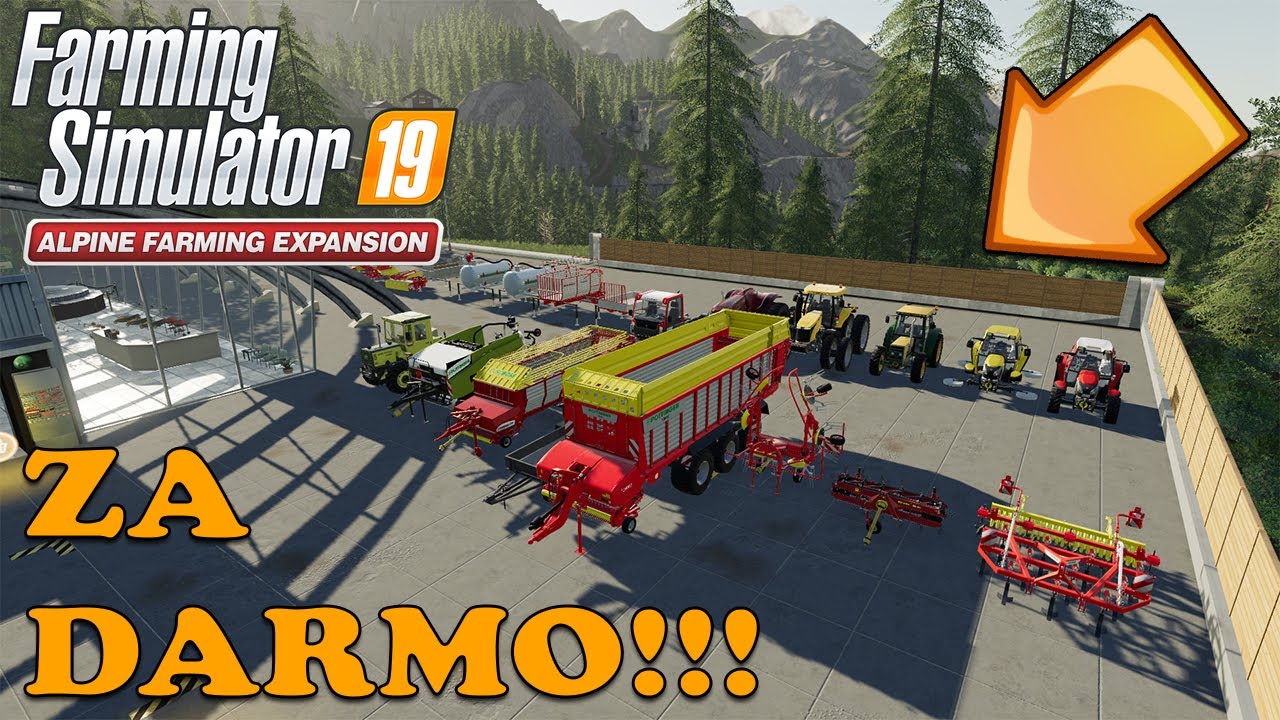 ALPINE FARMING DLC DO FARMING SIMULATOR 19 ZA DARMO!!!