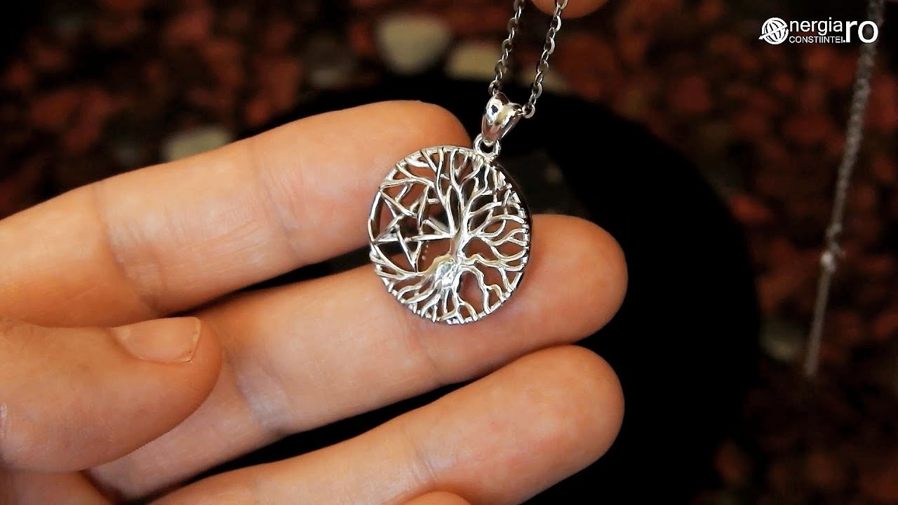Pandantiv Copacul Vietii Pentagrama ARGINT 925 - cod PND912