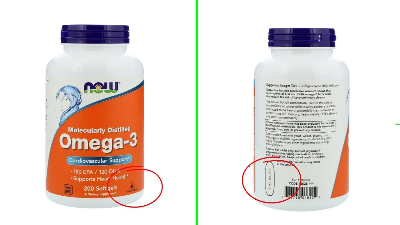 Это нужно знать Now Foods информация на этикетке