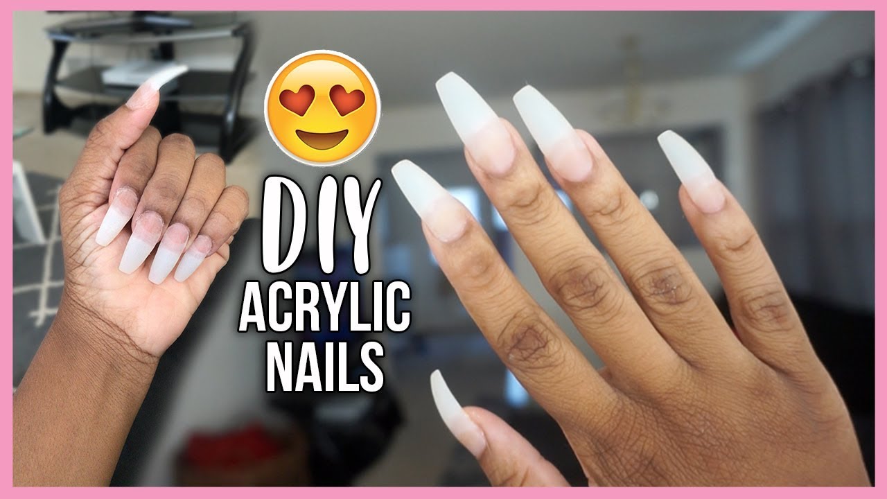 SAVE YOUR MONEY! HOW TO DO FAKE NAILS AT HOME | BEGINNER FRIENDLY