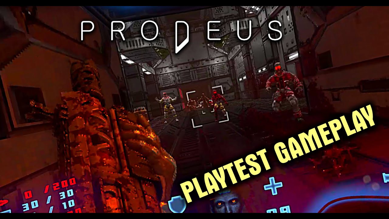 PRODEUS PLAYTEST GAMEPLAY - INSANE DOOM INSPIRED FPS!