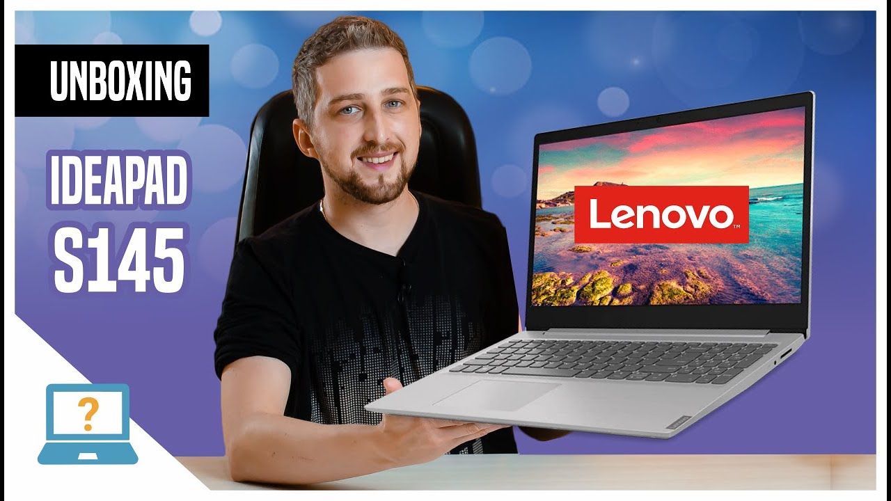 Unboxing Notebook LENOVO Ideapad S145 💻 Ultrafino Core i7 com Geforce MX110 e Full HD até R$ 3000