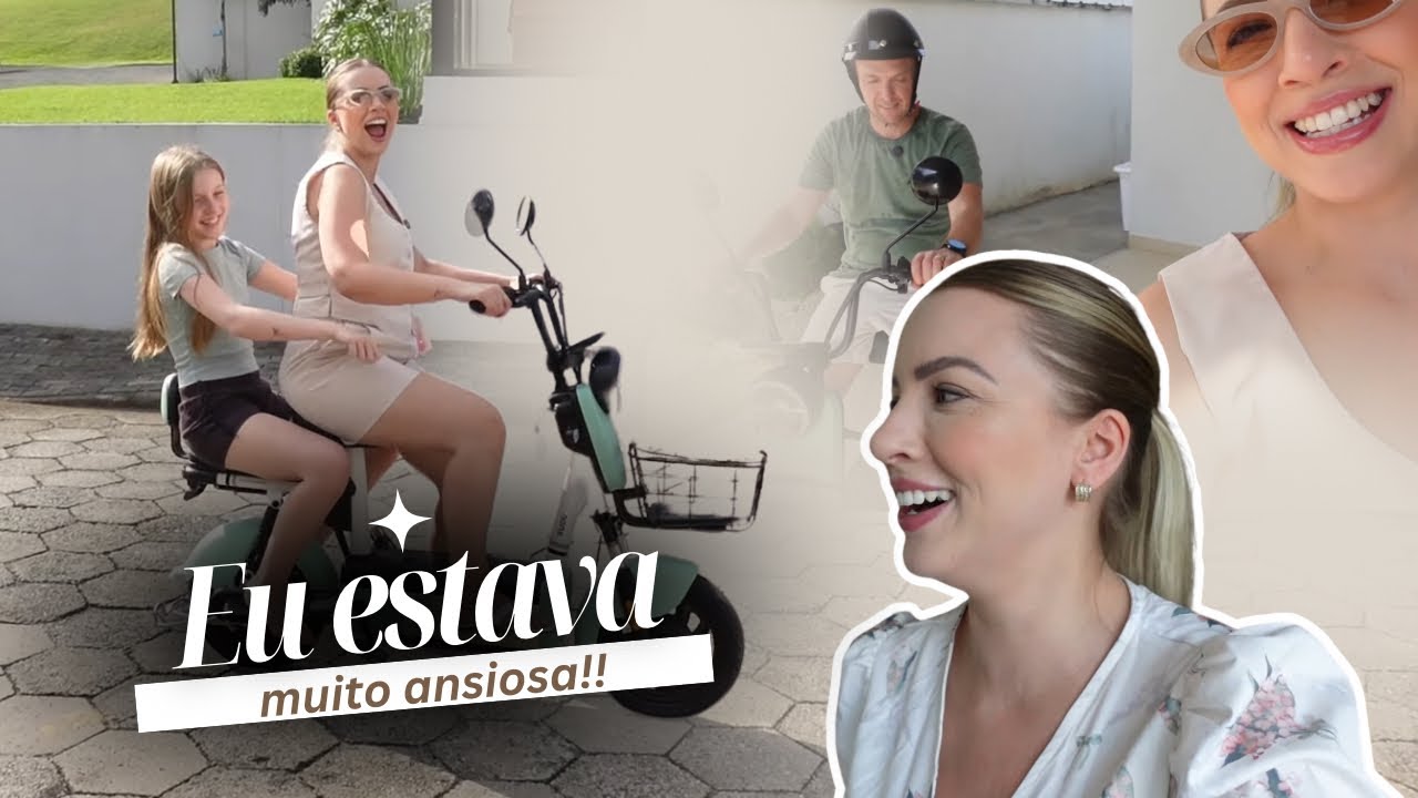 CHEGOOOU! Temos uma MOTO NOVA, retrô, lindaaaa + dia das mães 🤩