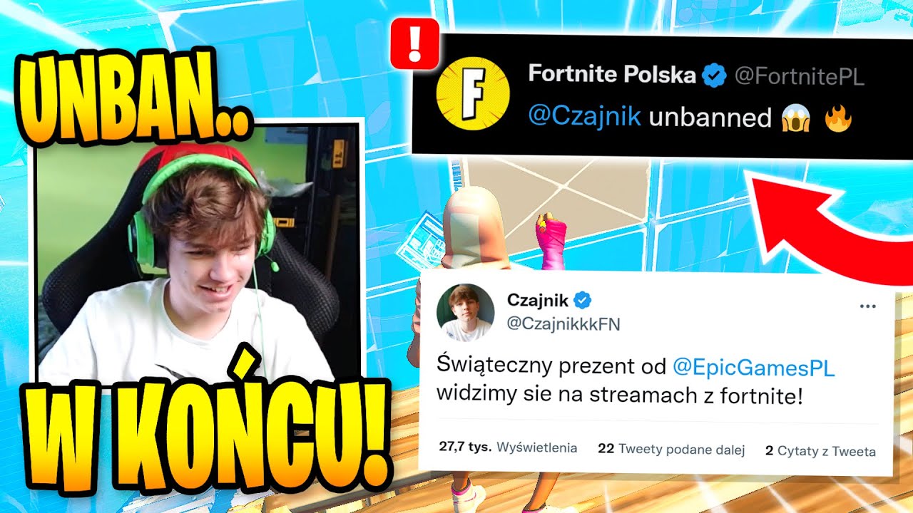 😱 CZAJNIK *ODBANOWANY* PRZEZ EPIC GAMES... CZY WRÓCI DO COMPETITIVE? ~ KULARZ SZOTY