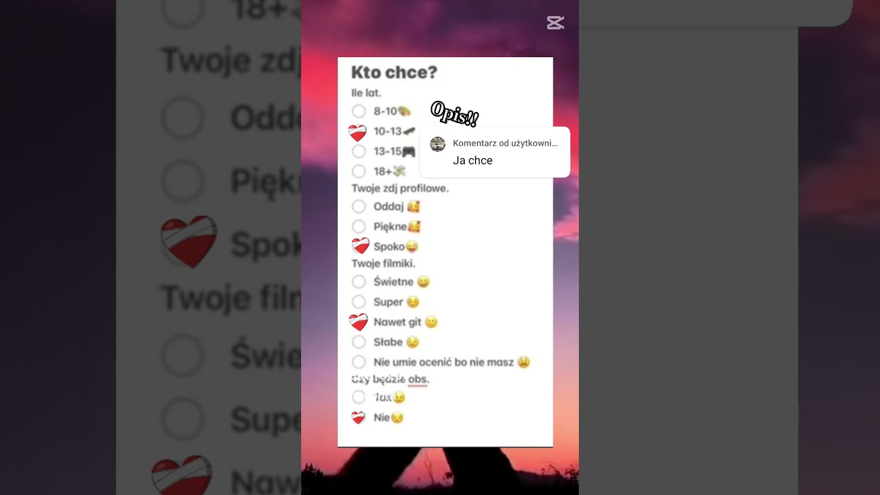 kto chce niech wejdźue w filk gdzie mówie że robię pięć ostatnich