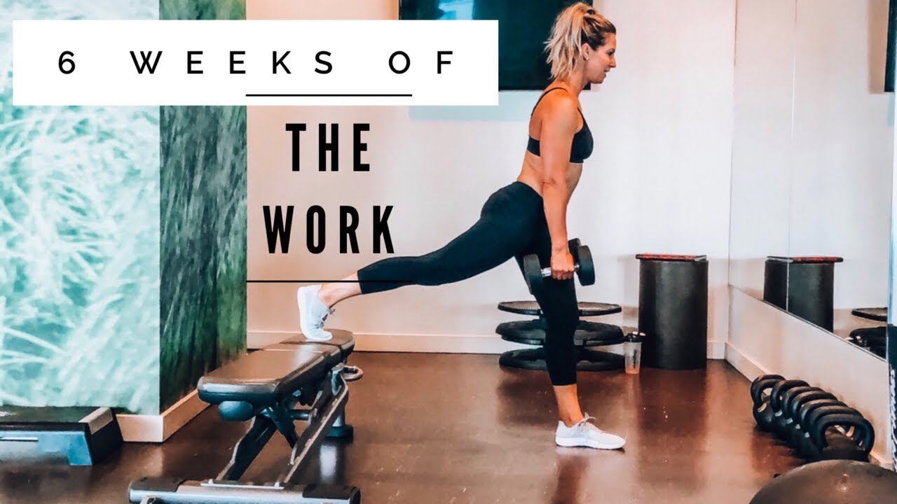 Review of 6 Weeks of The Work, a New At Home Workout Program!  6 Weeks of THE WORK Preview!