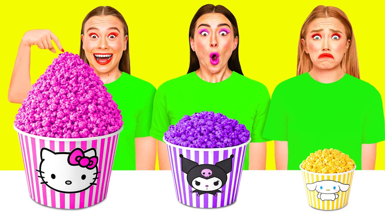 Большая, Средняя или Маленькая Тарелка Челлендж | Потрясающие Кухонные Хитрости от Crazy DO