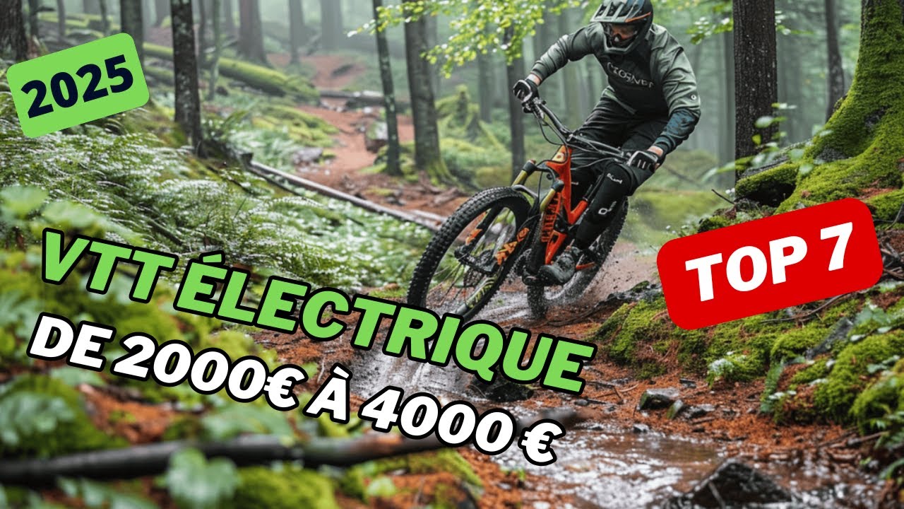 Les 7 meilleurs VTT électriques de 2000 à 4000 euros en 2025
