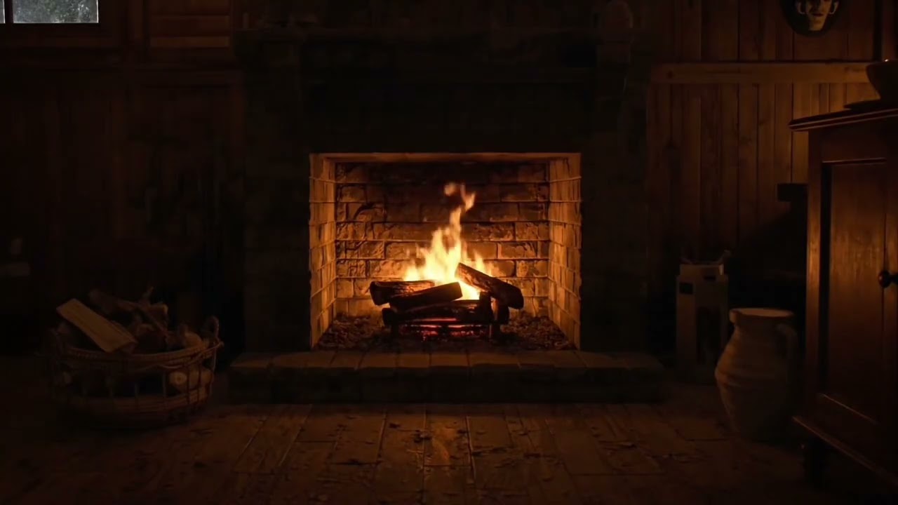 Cozy Fireplace 🔥 Gentle Fire Sounds for Deep Sleep (2 Hours)