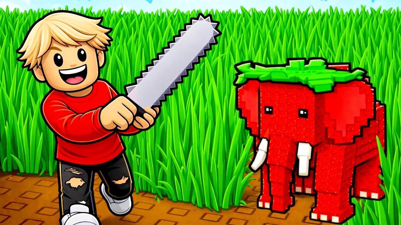 ŚCINAM TRAWĘ PO NAJLEPSZE BRAINROTY w ROBLOX!