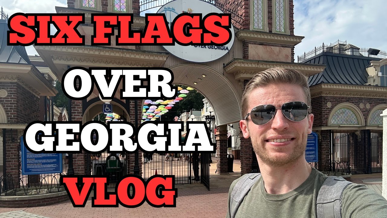 Six Flags Over Georgia Vlog | ALL 12 Coasters, Epic Drop Tower + Water Show! (June 2025)