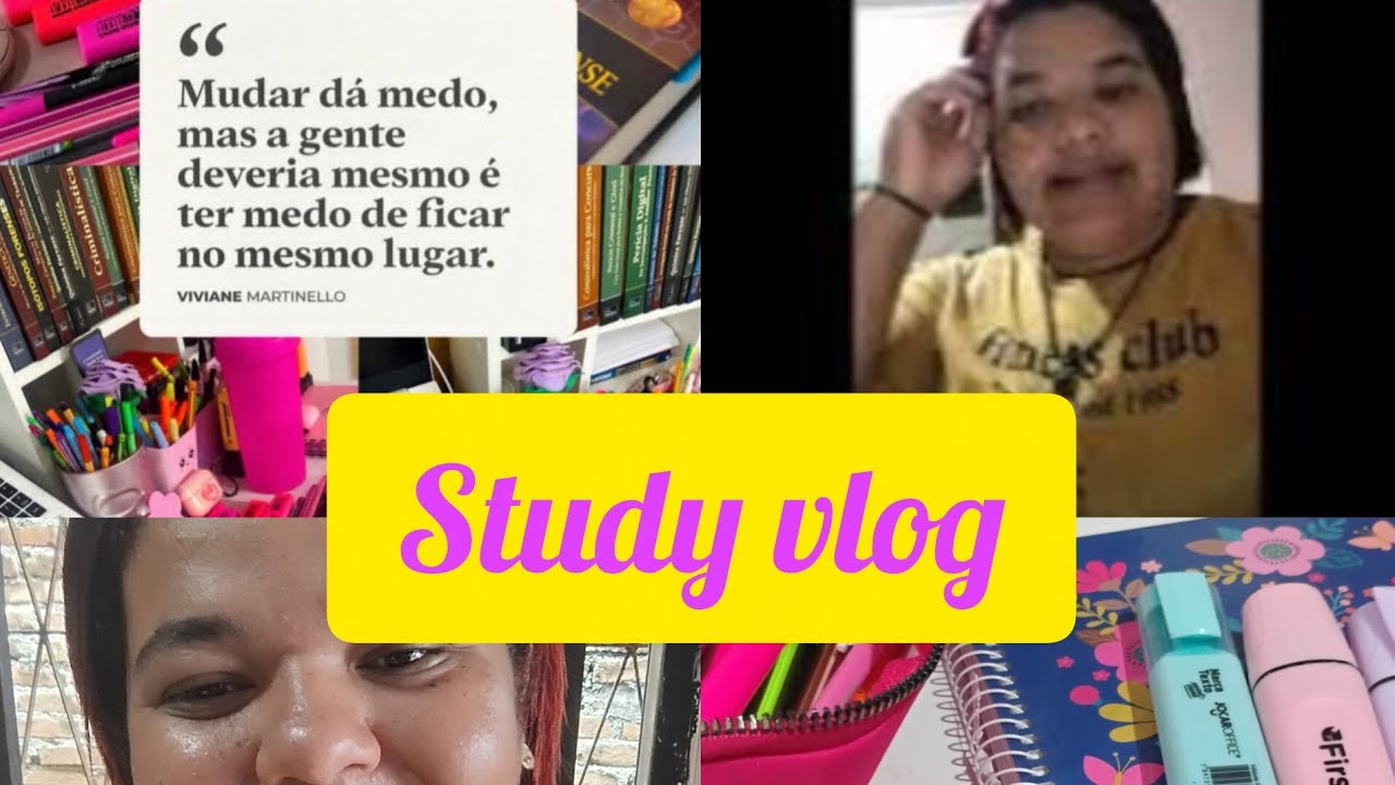 Study vlog + por que parei o Magistério + Fui trabalhar + oque já comecei a estudar  + pedagogia 