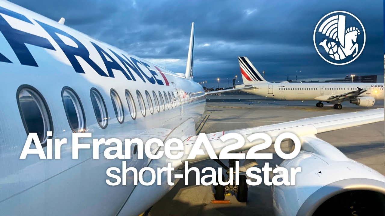 Air France A220 Economy Class | Geneva ✈ Paris