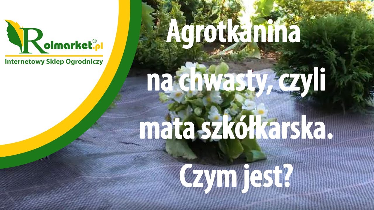Agrotkanina na chwasty, czyli mata szkółkarska. Czym jest i jak ją montować? | Rolmarket.pl