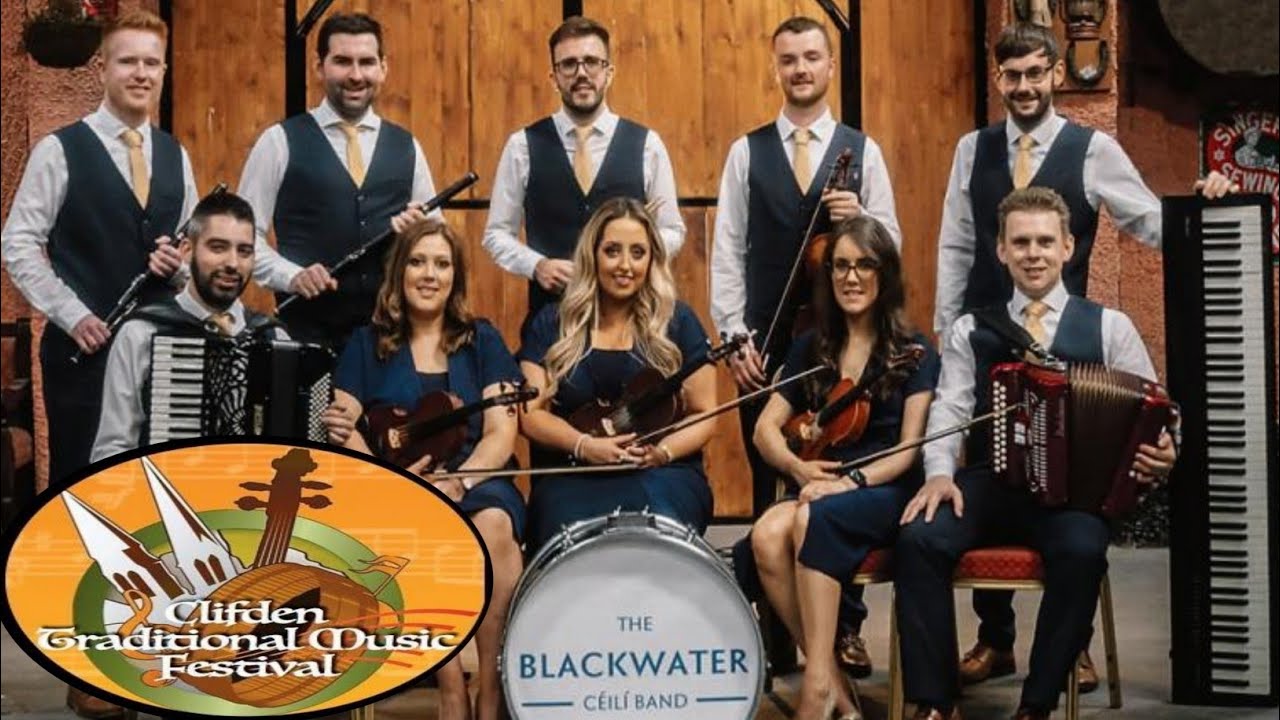 All Ireland Champions The Blackwater Céilí Band Live at Clifden traditional music festival 2022