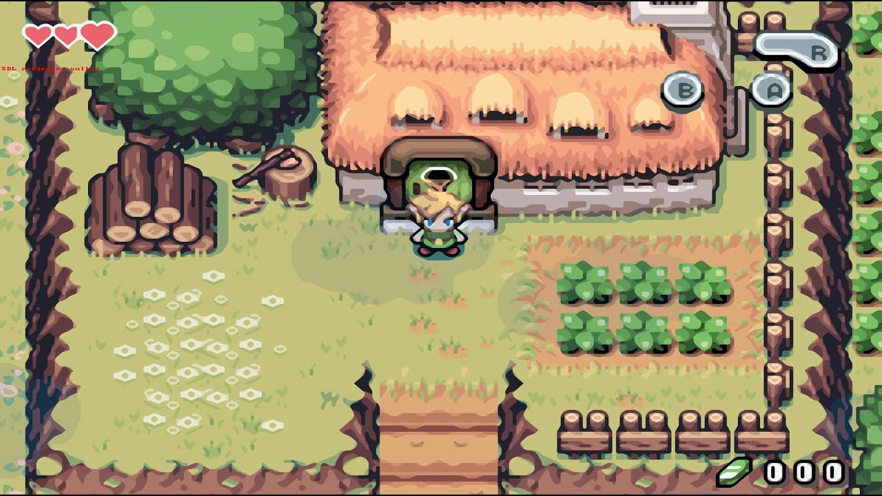 REVISITANDO JOGOS RETRO LEGEND OF ZELDA MINISH CAP (GBA) INICIO