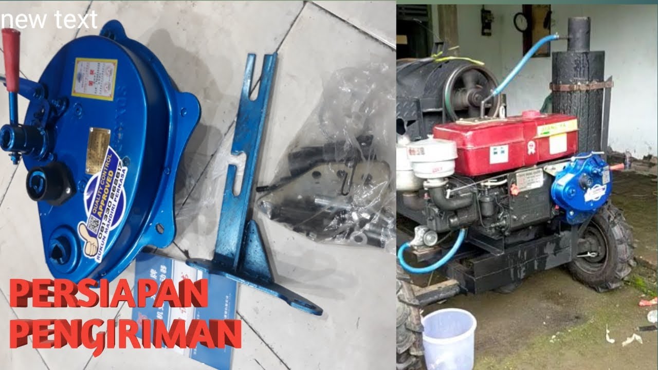 TEST # Recoil starter diesel untuk diesel jiangfa 24 pk,awalnya gak bisa teryata luar biasa