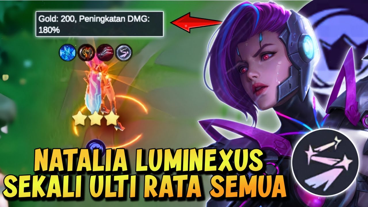 INI DIA HERO LEGEND TERSAKIT DAMAGE SAMPE 100K ! HYPER NATALIA LUMINEXUS TERBARU - MAGIC CHESS GOGO