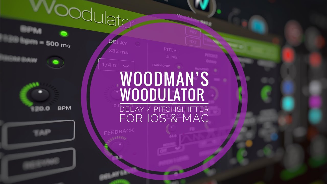 Woodulator (2.0 update) Walkthrough - a truly wonderful pitchshifter / delay fx app for iOS