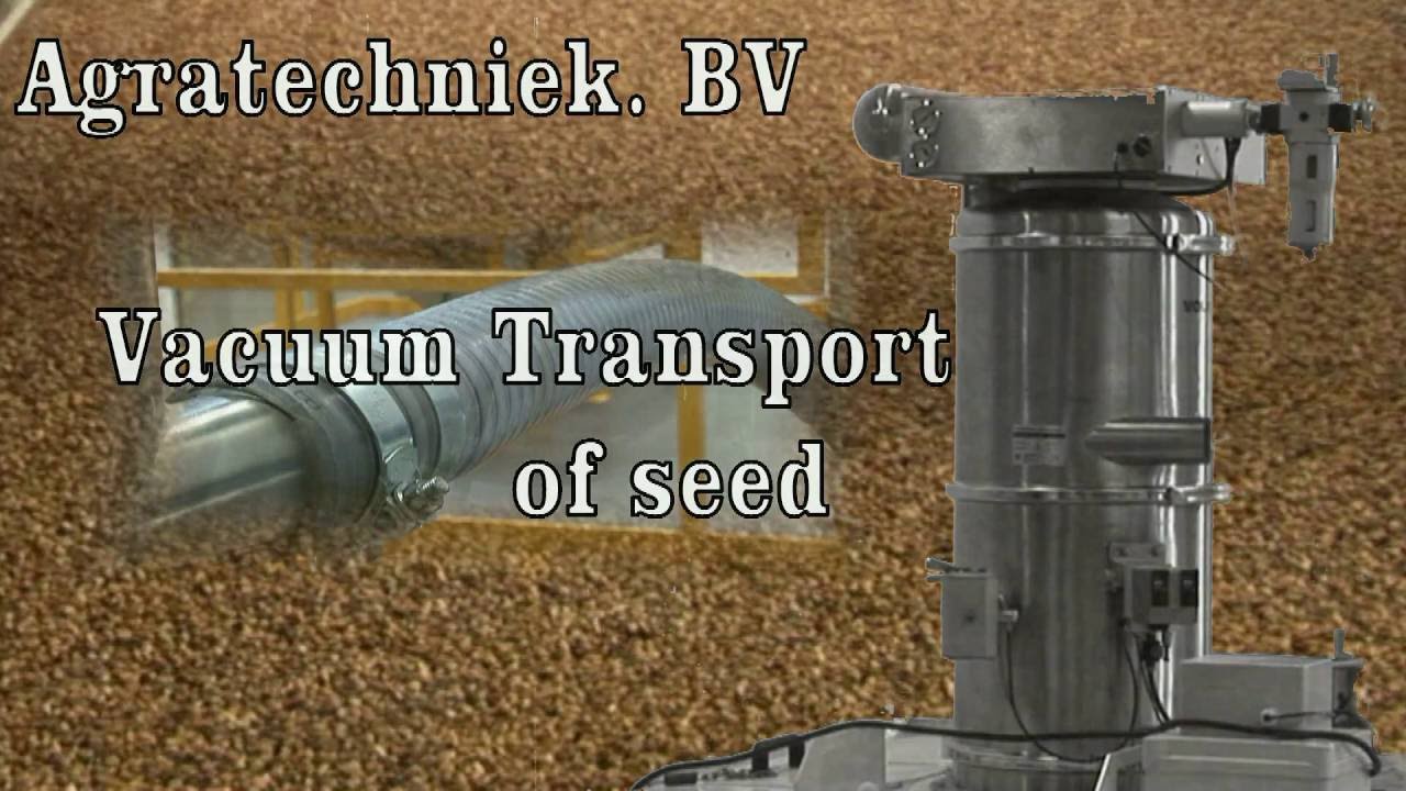 Vacuum seed transport - Agratechniek b.v.