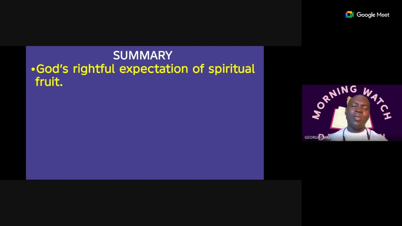 Morning Watch Devotionals