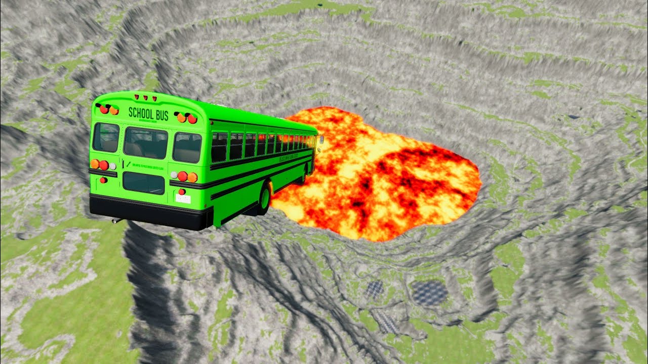 BeamNG.Drive - Leap Of Death Car Jumps and Falls Crashes #49