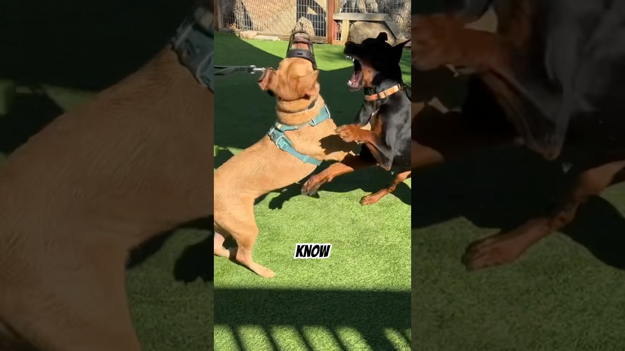 Как бы трудно это ни было, единственное лекарство от агрессии у собак &mdash; это общение с другими соб...