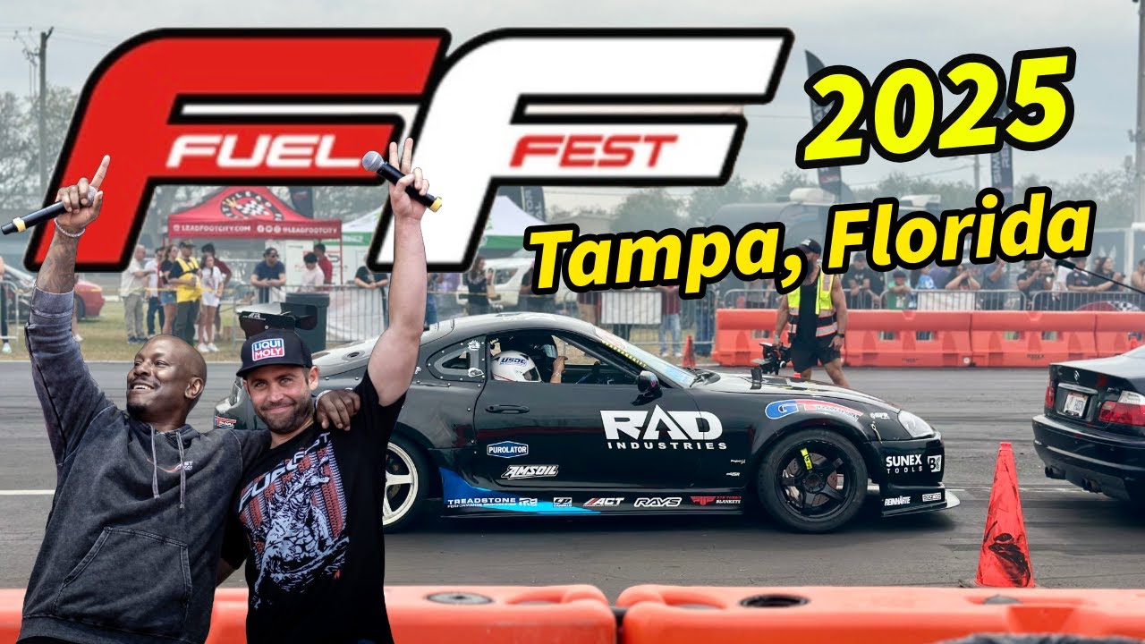 FUEL FEST 2025!! TAMPA FLORIDA!! TYRESE, CODY WALKER, FAST AND FURIOUS CARS, DRIFTING & HOT WHEELS!!