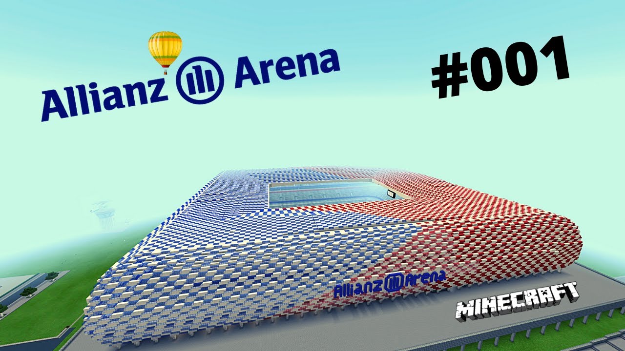 Minecraft Allianz Arena bauen 