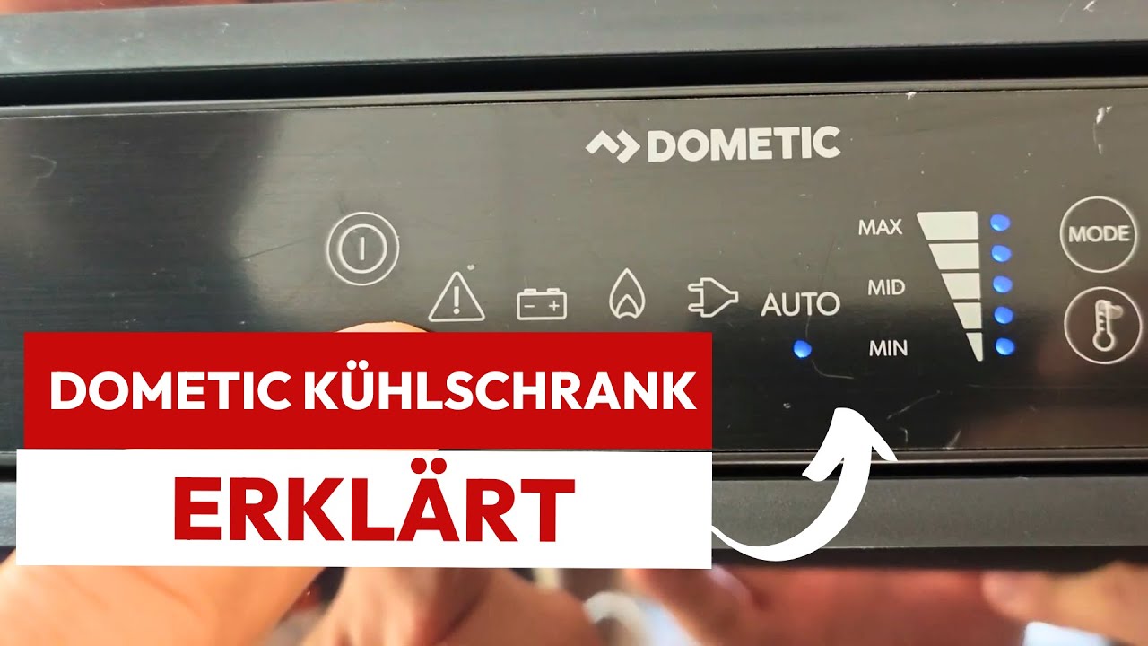 Dometic Kühlschrank im Wohnmobil richtig bedienen einfach erklärt - Camperforyou Erklärvideo