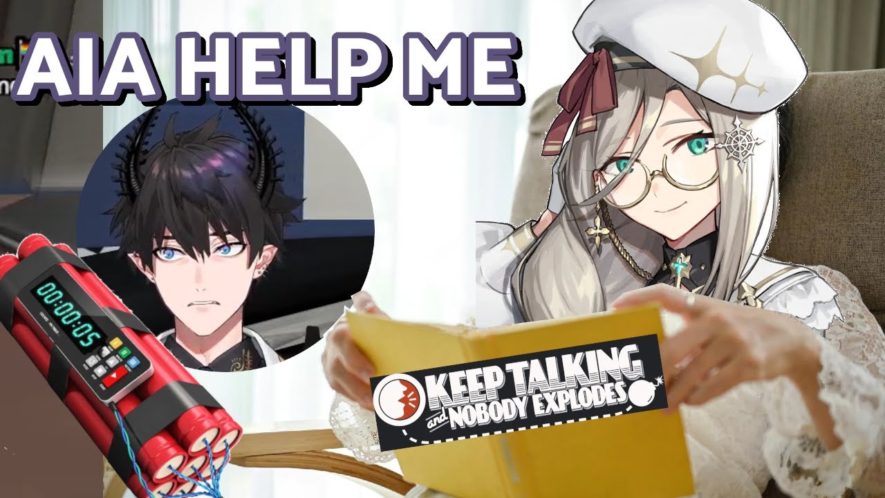 Aia uses her Mother's Accent to Solve Bombs with Ren [Nijisanji Clips]