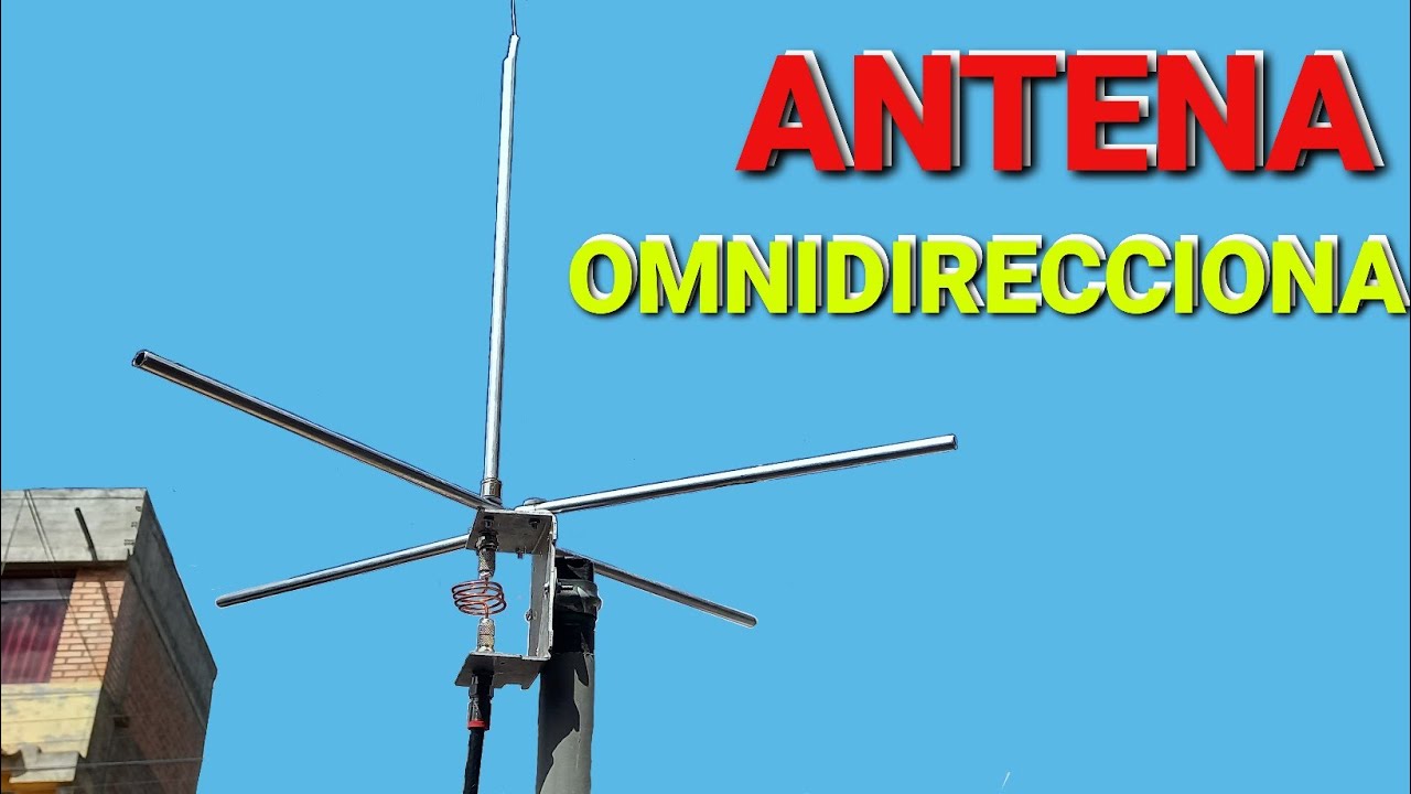 Antena Omnidireccional - TV - Con esta antena veras todos los canales en el Mundo - TDT - HD