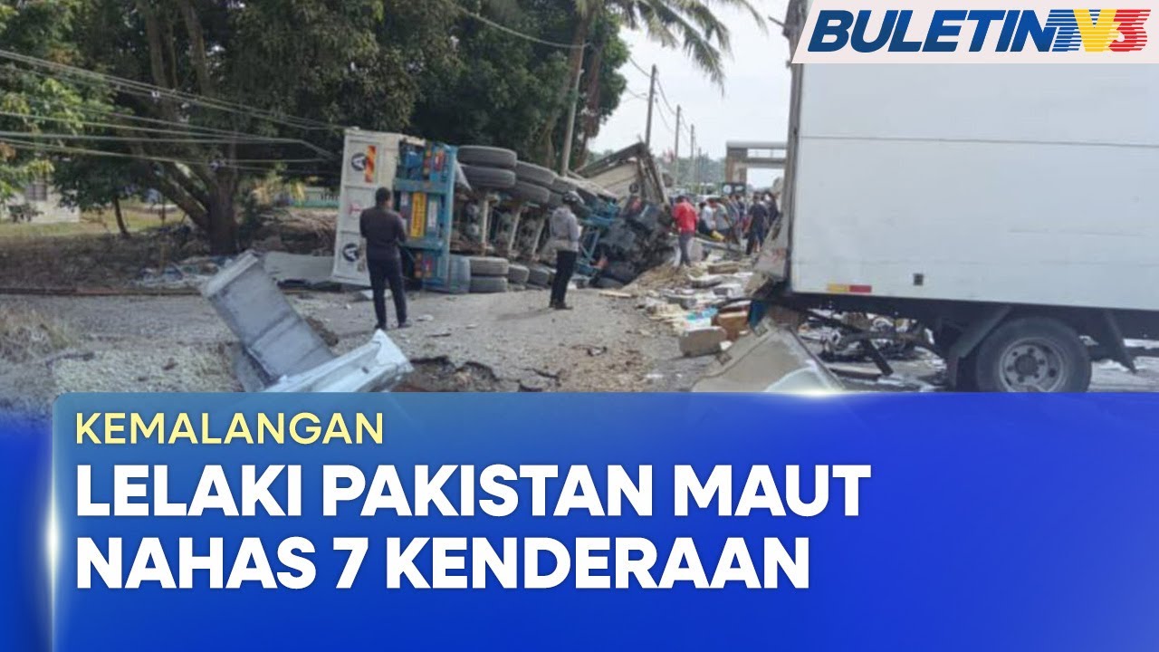 KEMALANGAN | Pemandu Kereta Maut Tersepit Nahas Tujuh Kenderaan (BU)