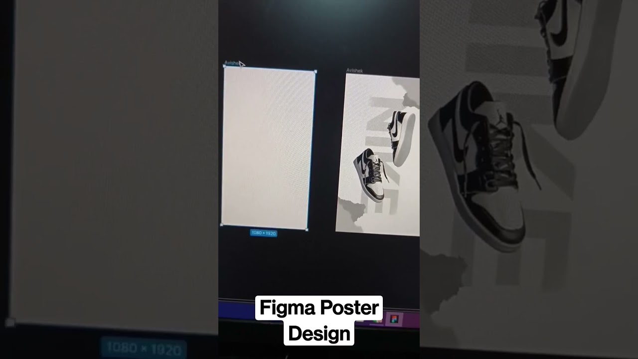 Figma Animated Poster Design. #figma