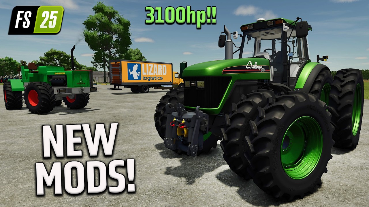 DEUTZ, VOLVO, FAST CHALLENGER & MORE?! NEW MODS/UPDATES (REVIEW/GUIDE) FARMING SIMULATOR 25