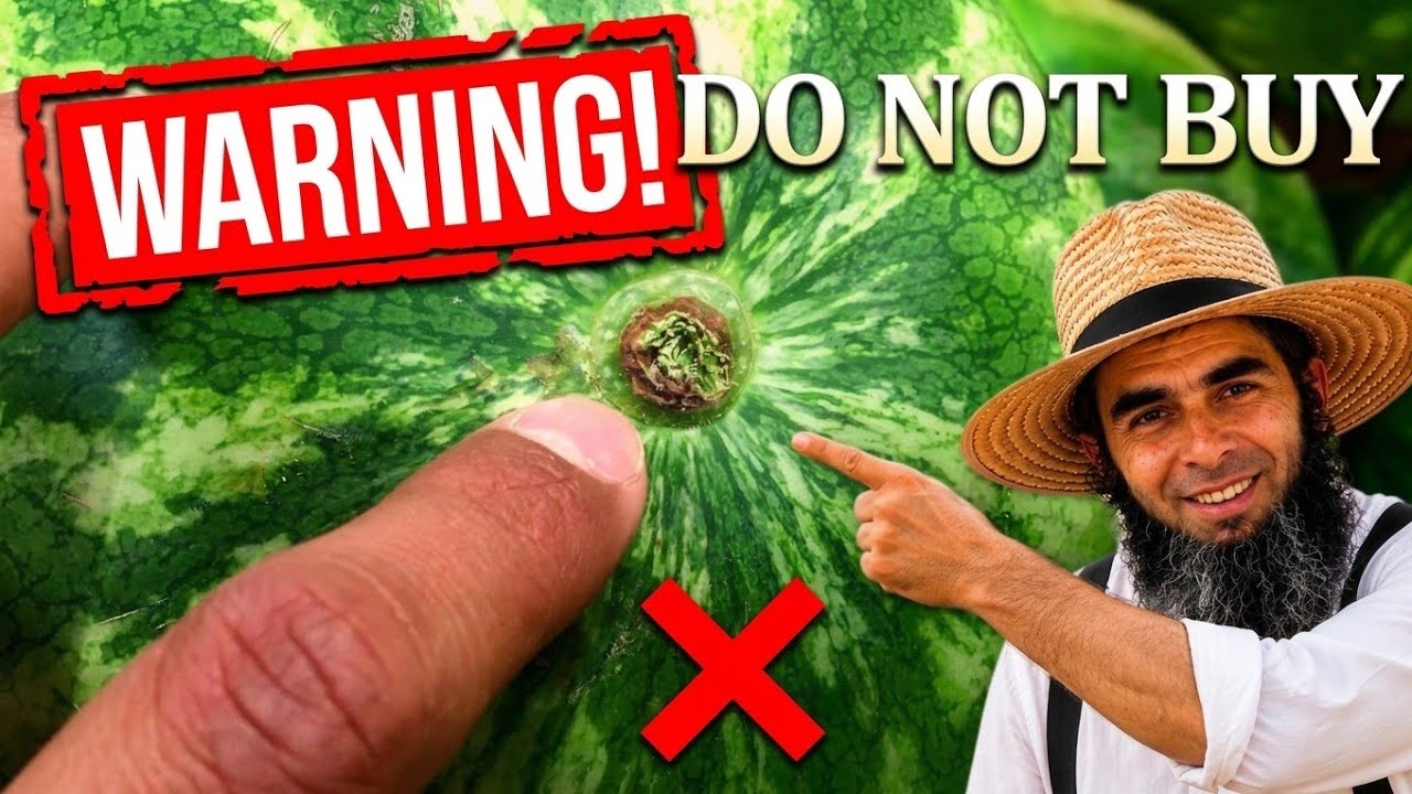 How to Pick a Sweet Watermelon... The Old AMISH Way