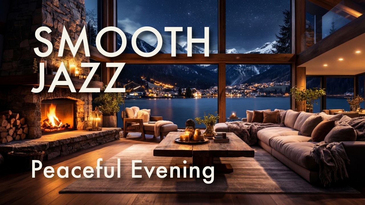Smoothing Jazz – Peaceful Evening 🌙 Piano for Relaxation, Study & Calm Nights