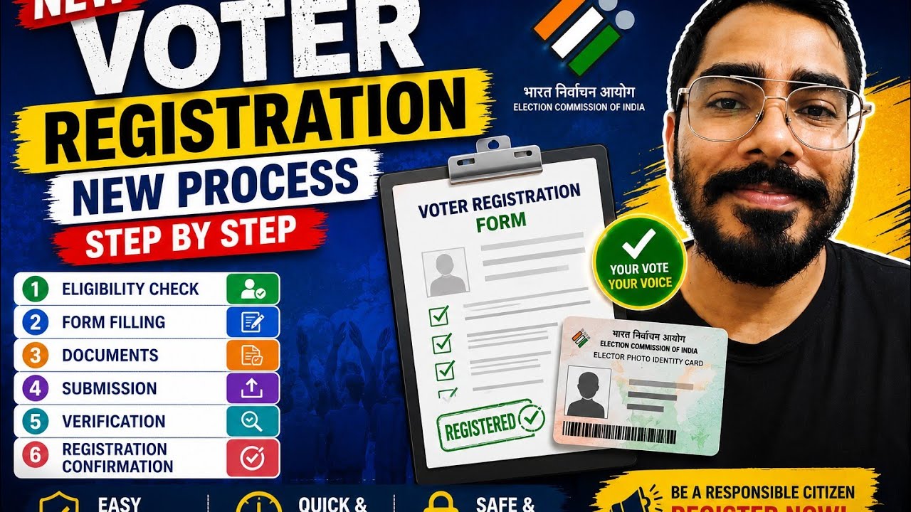 New Voter Registration step by step online process - 2026