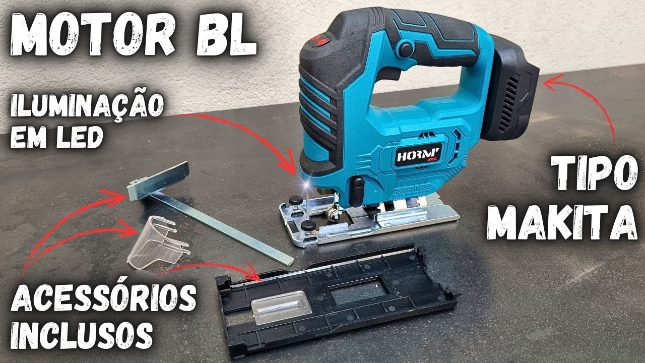 Ótimo Preço no AliExpress - Serra Tico-Tico a Bateria com Motor Brushless - Hormy | BCE