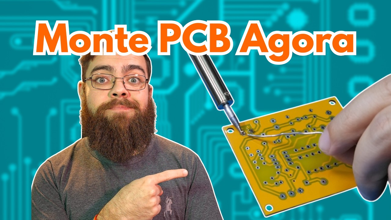 Como soldar e dessoldar componentes de uma PCB | Curso de Solda
