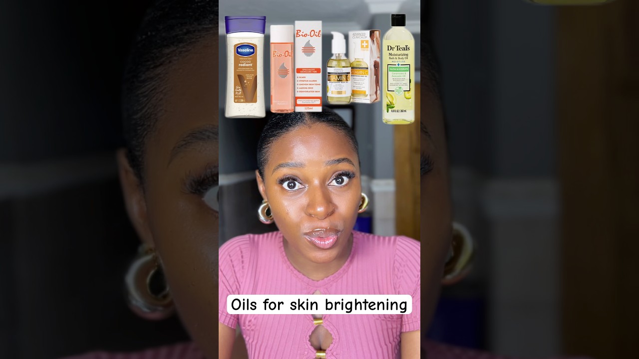 Best brightening body oils to use now✨✅ #brighteningbodyoils #glowoil #faceoil #brighteningskincare