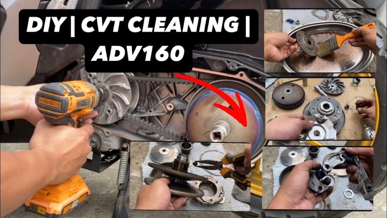 DIY | CVT CLEANING | ADV 160