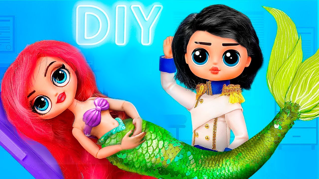Niesamowite Życie Księżniczki Ariel! 32 Wyroby dla LOL Surprise