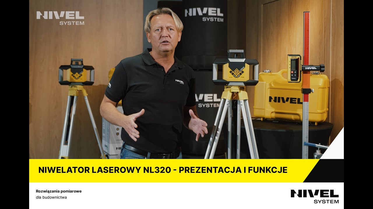 Nivel System NL320 &ndash; Profesjonalny niwelator laserowy, rotacyjny do zadań specjalnych!