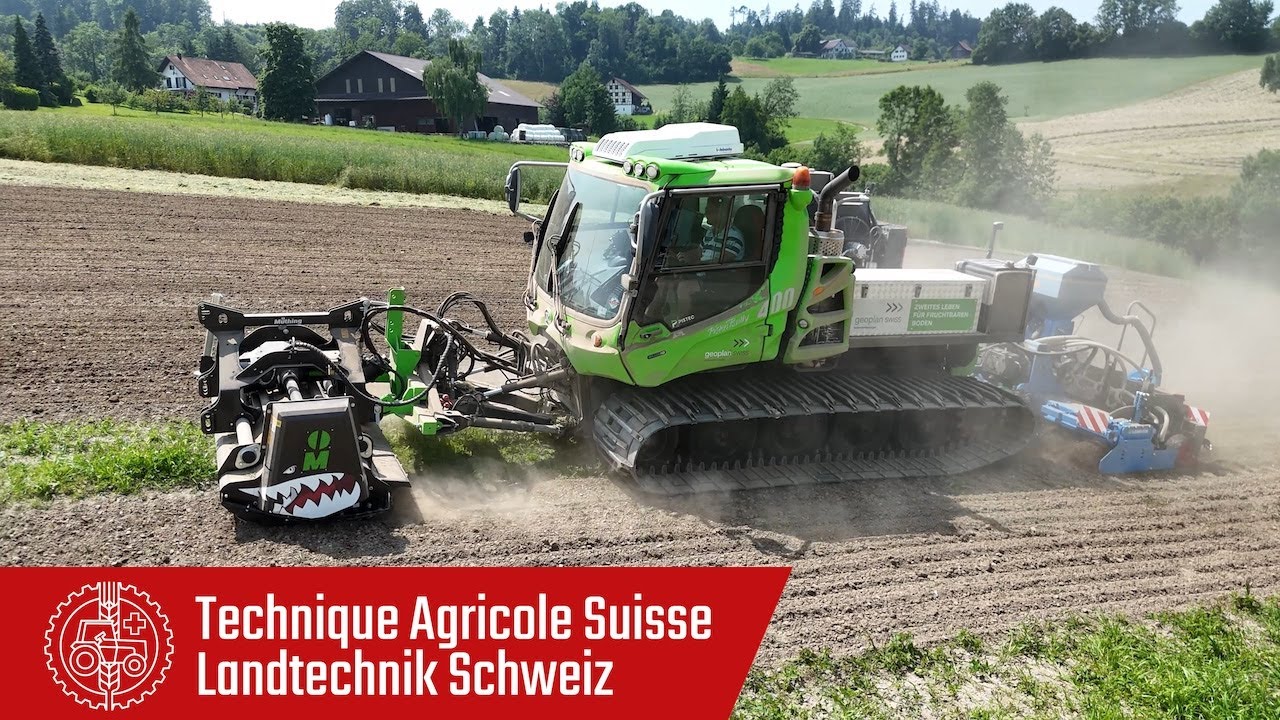 Mit «Pistenbully» auf Humus wie auf Schnee gleiten