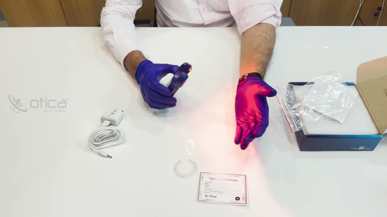 How to Use OTICA VeinHunter | LED Vein Finder Demo for Doctors, Nurses & Clinics